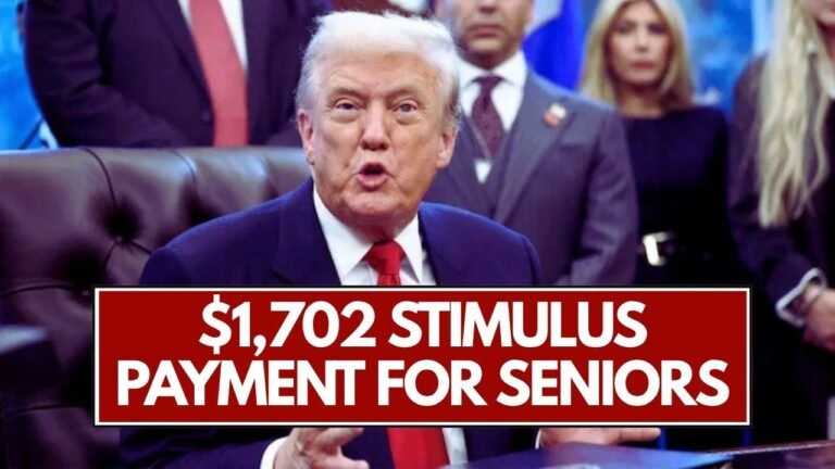 $1,702 Stimulus Payment for Seniors: Full November 2025 Schedule and Eligibility Guide