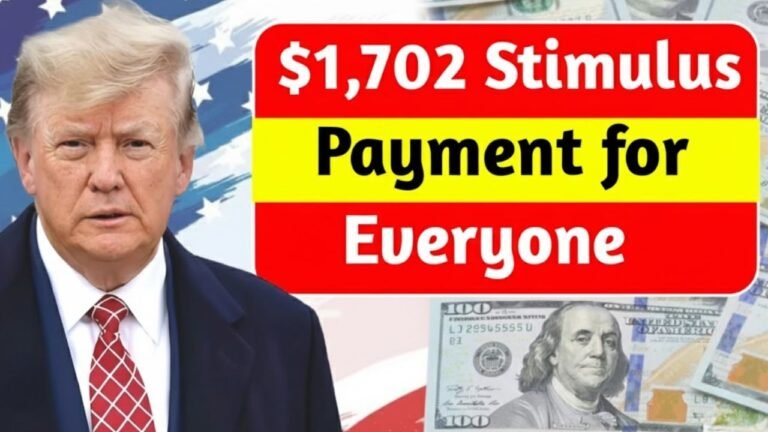 $1,702 Stimulus Payment for Seniors in November 2025 – Eligibility, Payment Status & Full Schedule