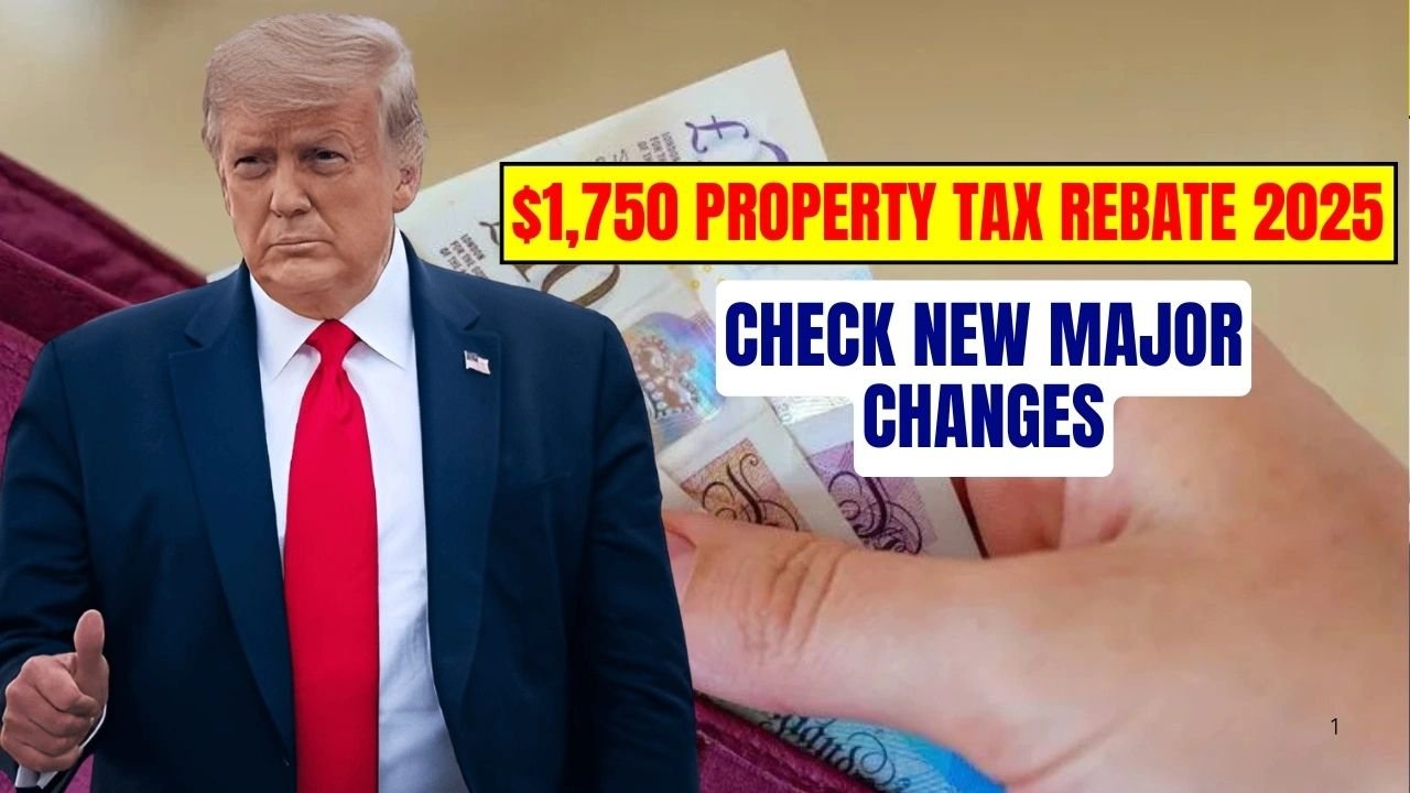 $1,750 Property Tax Rebate 2025: New Updates, Eligibility Rules & Payment Details