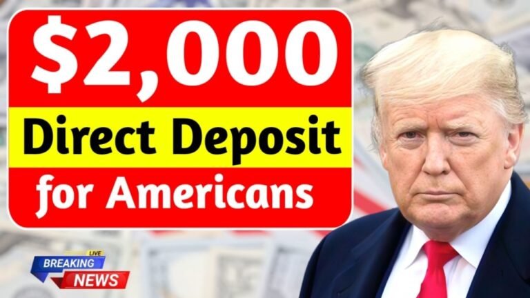 $2,000 Direct Deposit in November 2025: Eligibility, Payment Schedule & Key Updates