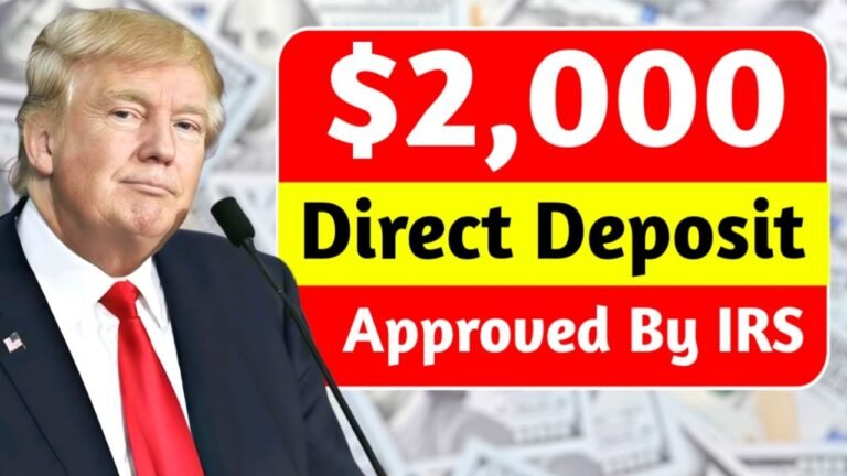 $2,000 IRS Direct Deposit 2025: Eligibility, Payment Dates & Key Details