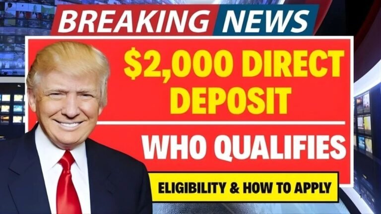 $2,000 IRS Direct Deposit 2025: Eligibility, Payment Timeline & How to Prepare