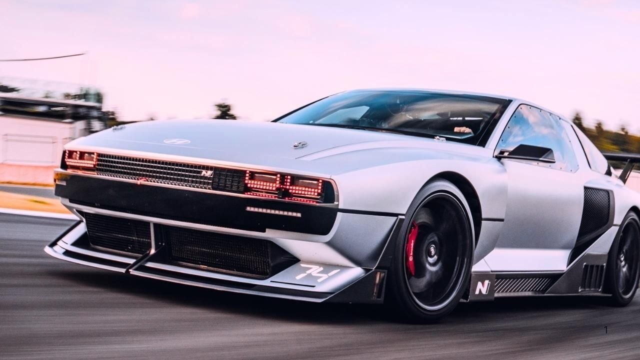 Hyundai N Vision 74: 680PS Hydrogen Hybrid Supercar With 600km Range